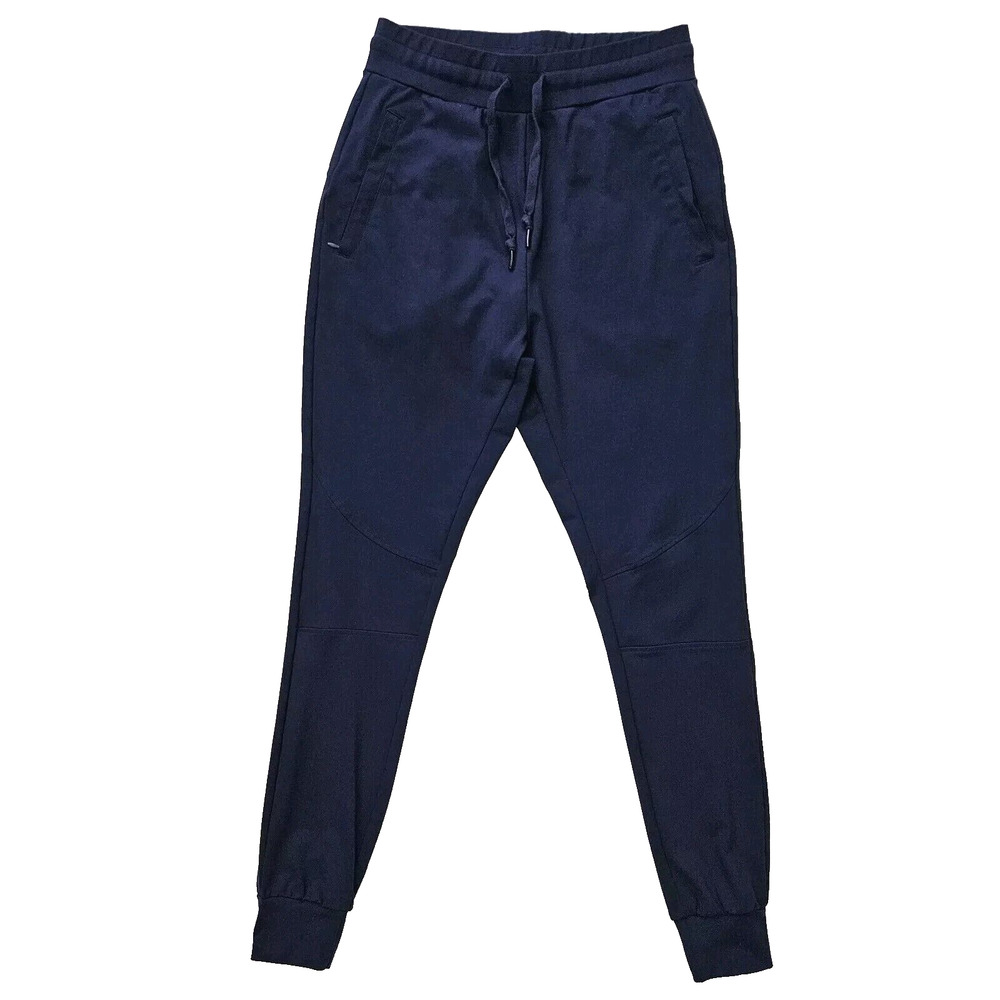 BuffBunny Womens 26x27 The Bomb Jogger Stretch Activewear Pants Drawstring Blue